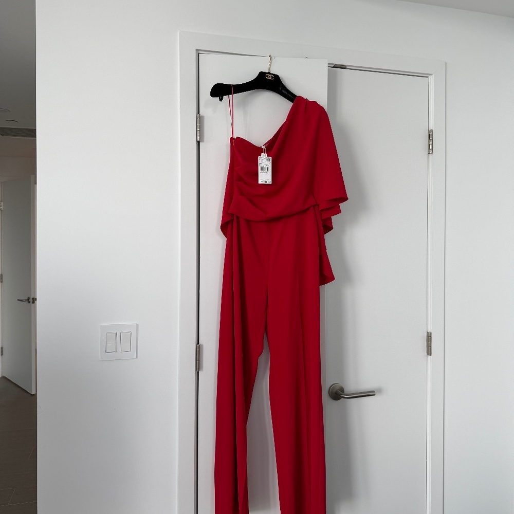 Mango Red Jumpsuit Exclusive Collection